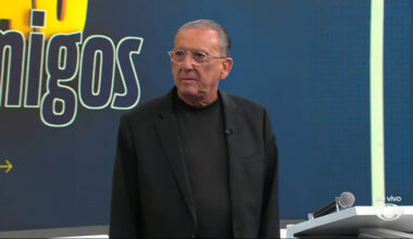 A primeira parada de Galvão Bueno após alta hospitalar