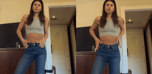 Carolina Dieckmann exibe abdômen torneado