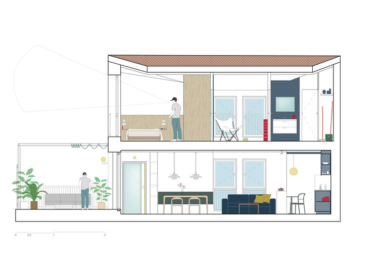 Casa Binôme / gon architects - Imagem 25 de 27