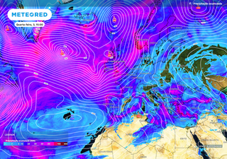 Comboio de depressões nos próximos dez dias: até cinco frentes de chuva atingirão Portugal
