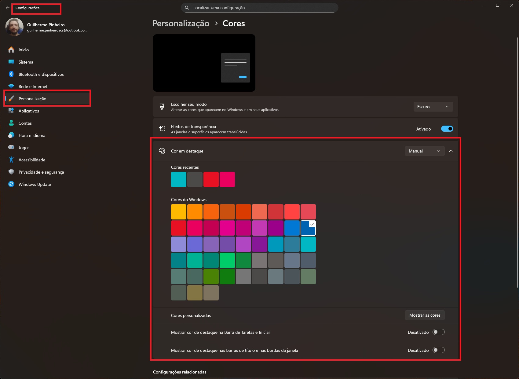 Como personalizar o Menu Iniciar no Windows 11