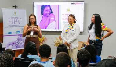 Saúde e Educação promovem palestra sobre HPV em escola do Recanto das Emas