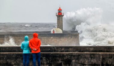 Vento e Chuva Intensa Atingem Portugal Continental Esta Semana