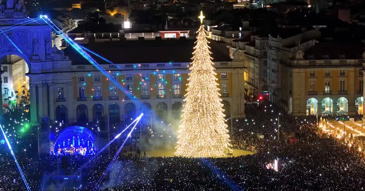 Luzes de Natal acendem-se em Lisboa este sábado