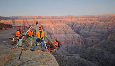 Turista morre depois de escorregar e cair de um precipício de 40 metros no Grand Canyon