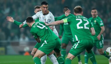 Já há onzes! Siga aqui o Irlanda-Portugal