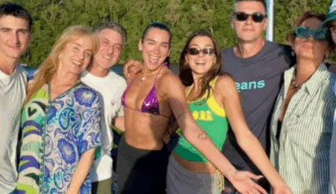Dua Lipa e família se hospedam em casa de Luciano Huck e Angélica