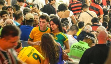 Dua Lipa encerra passagem pelo Brasil encantada com samba e fãs