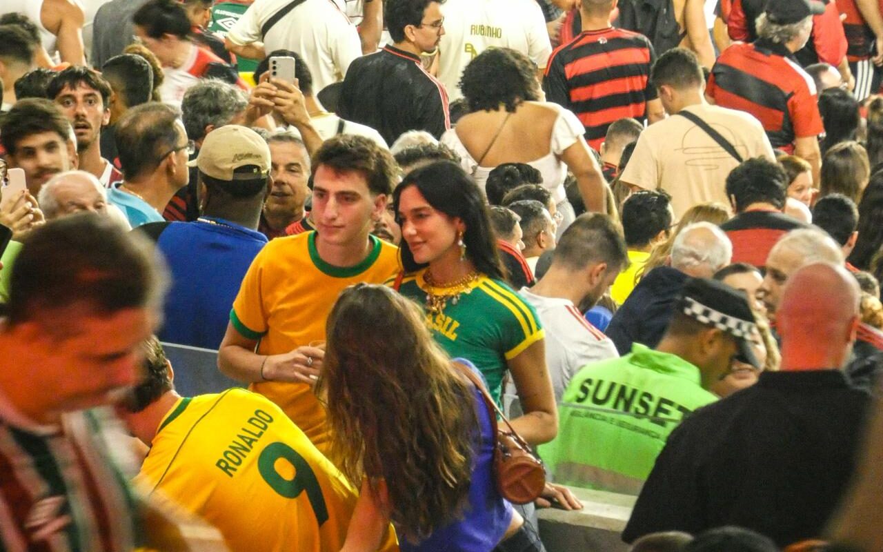 Dua Lipa encerra passagem pelo Brasil encantada com samba e fãs