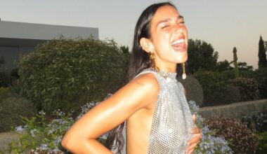 Dua Lipa mostra caixa de presentes dada por fã-clube brasileiro