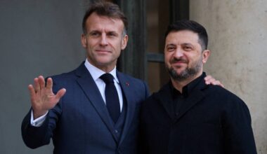 Macron vai receber Zelensky em Paris na segunda-feira