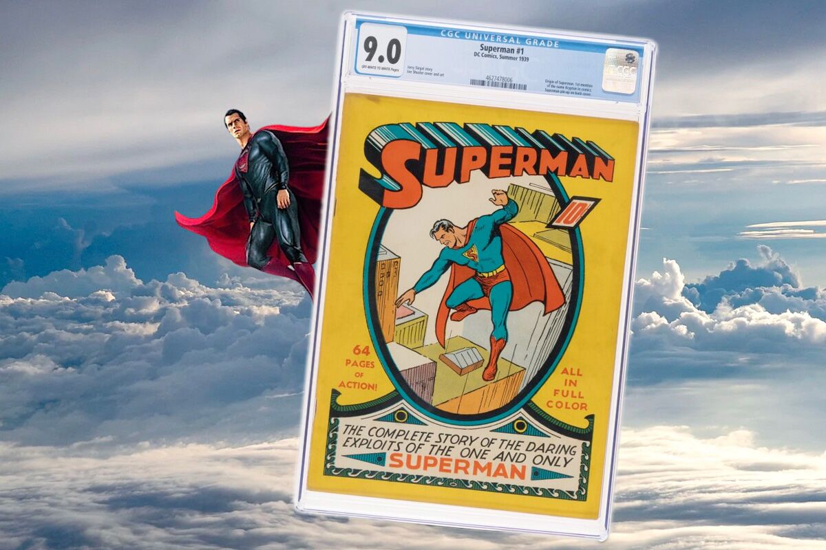 Três irmãos encontram no sótão da mãe um “Superman n.º1” de 1939. Valia 7,8 milhões de euros