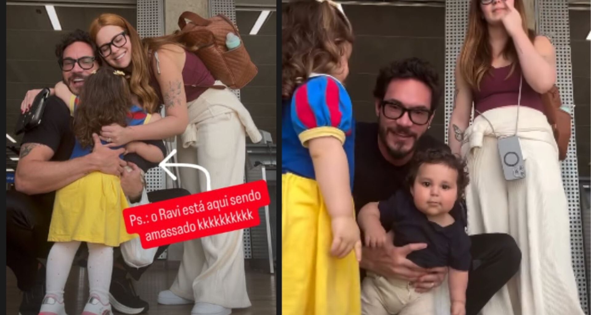 Eliezer e família - Fotos: Reprodução/Instagram