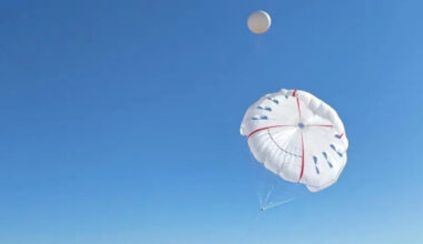 China testa "papagaio de papel" com 5000 m² para aproveitar a energia eólica em alta altitude