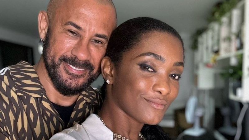 José Junior e Erika Januza estavam noivos e também se separaram— Foto: Reprodução