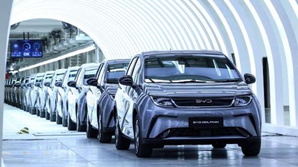 BYD fábrica Portugal carros elétricos