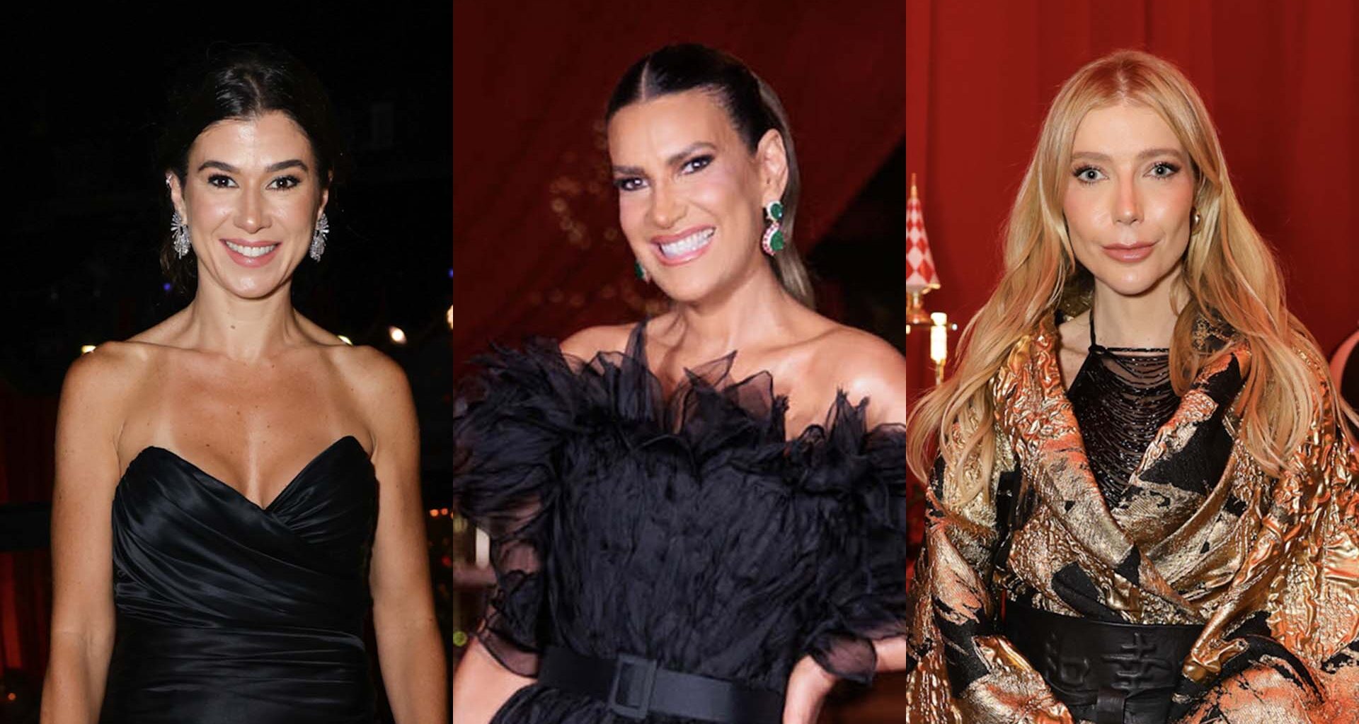 Renata Abravanel, Andrea Guimarães e Luiza Possi - Foto: Lucas Ramos / Brazil News