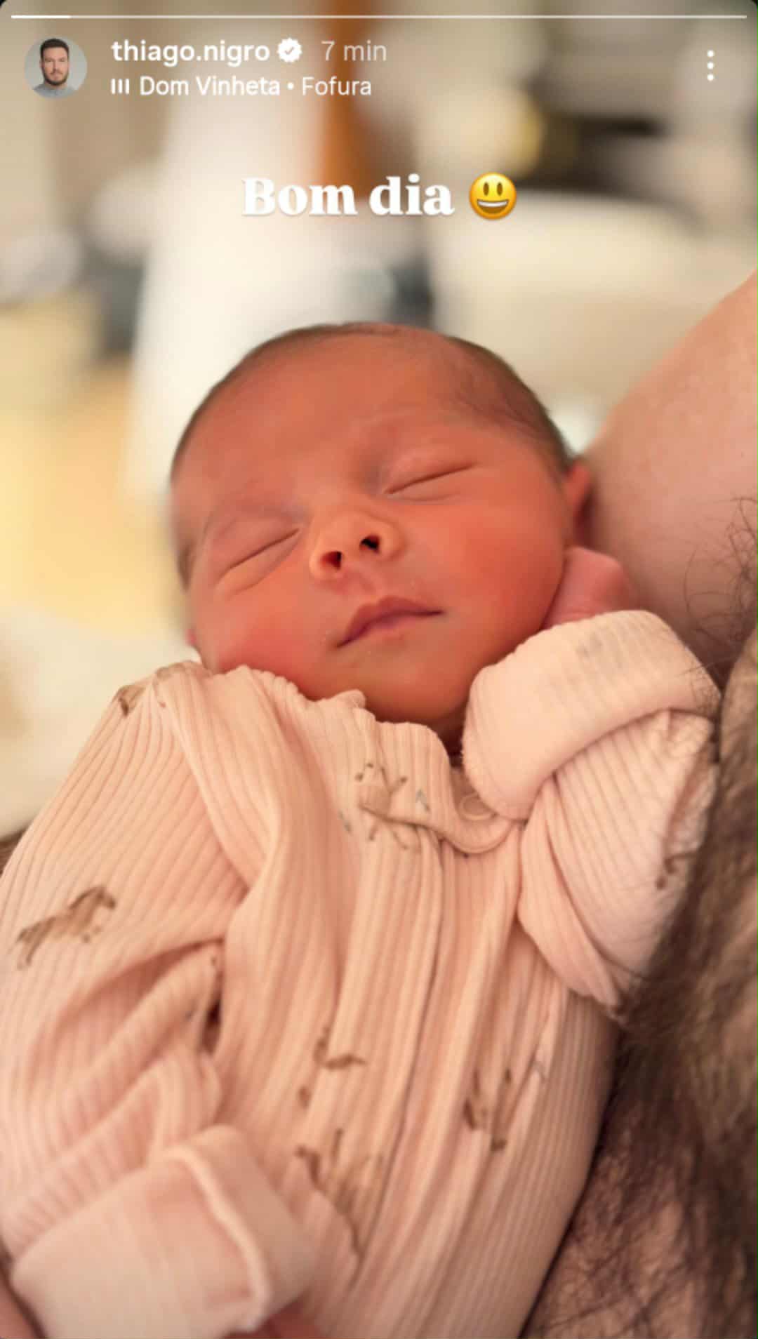 Filha de Thiago Nigro e Maíra Cardi