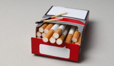 Caixa de cigarros, tabaco