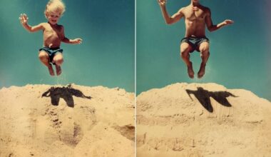 Fotógrafa viraliza ao recriar fotos de infância para revelar o impacto do tempo