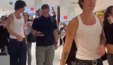 Shawn Mendes decide passear em shopping de SP e fãs enlouquecem