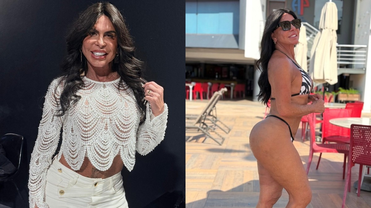 Gretchen fala sobre retoque no bumbum e rotina de treino