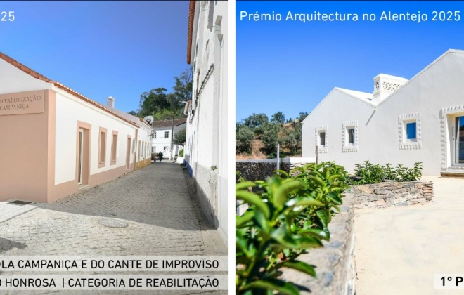Prémio de Arquitetura do Alentejo distingue dois projetos em Odemira