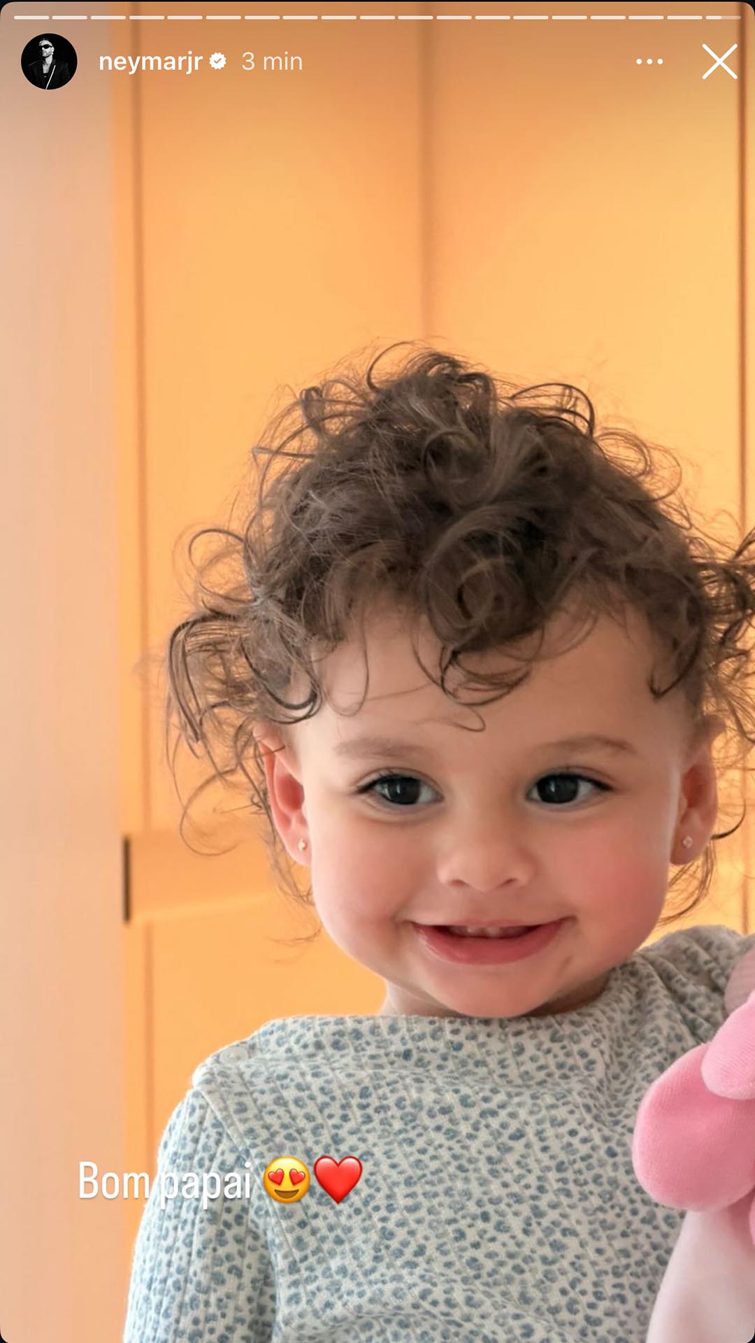 Helena, filha de Neymar Jr e Amanda Kimberlly - Foto: Reprodução / Instagram