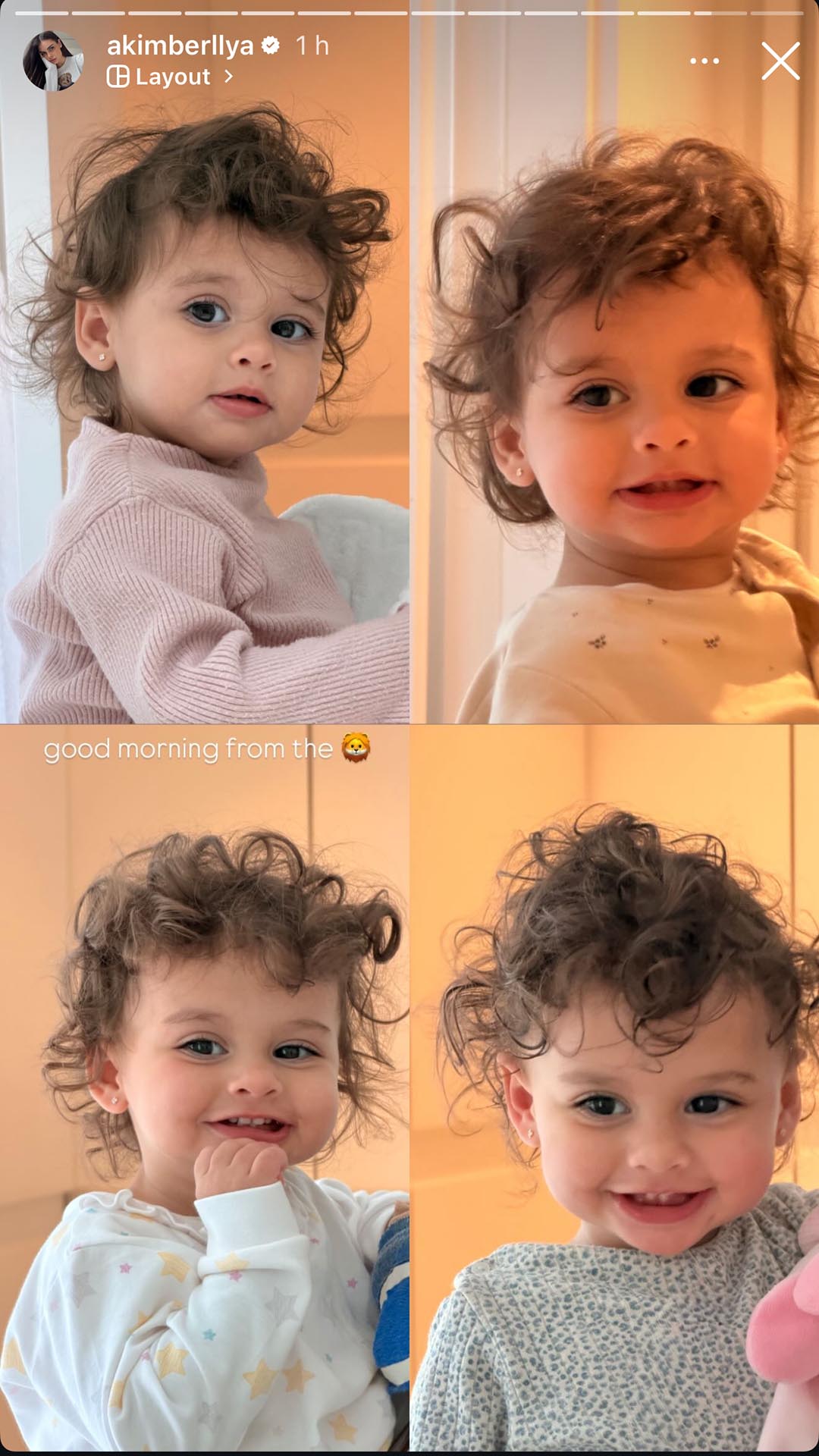Helena, filha de Neymar Jr e Amanda Kimberlly - Foto: Reprodução / Instagram
