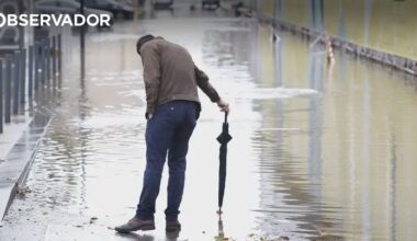 Chuva. Continente sob aviso amarelo na quarta-feira – Observador