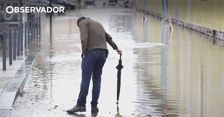 Chuva. Continente sob aviso amarelo na quarta-feira – Observador