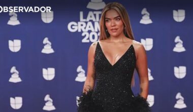 Preto e encarnado vencem na red carpet dos Grammys Latino – Observador