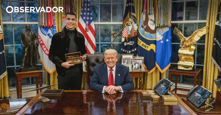 Trump e Ronaldo partilham fotos dos bastidores do encontro – Observador