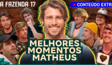 Relembre todos os beijos e polêmicas de Matheus em A Fazenda 17 – Record