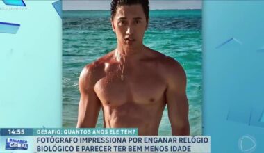 Fotógrafo com aparência jovem surpreende ao revelar sua idade – Record