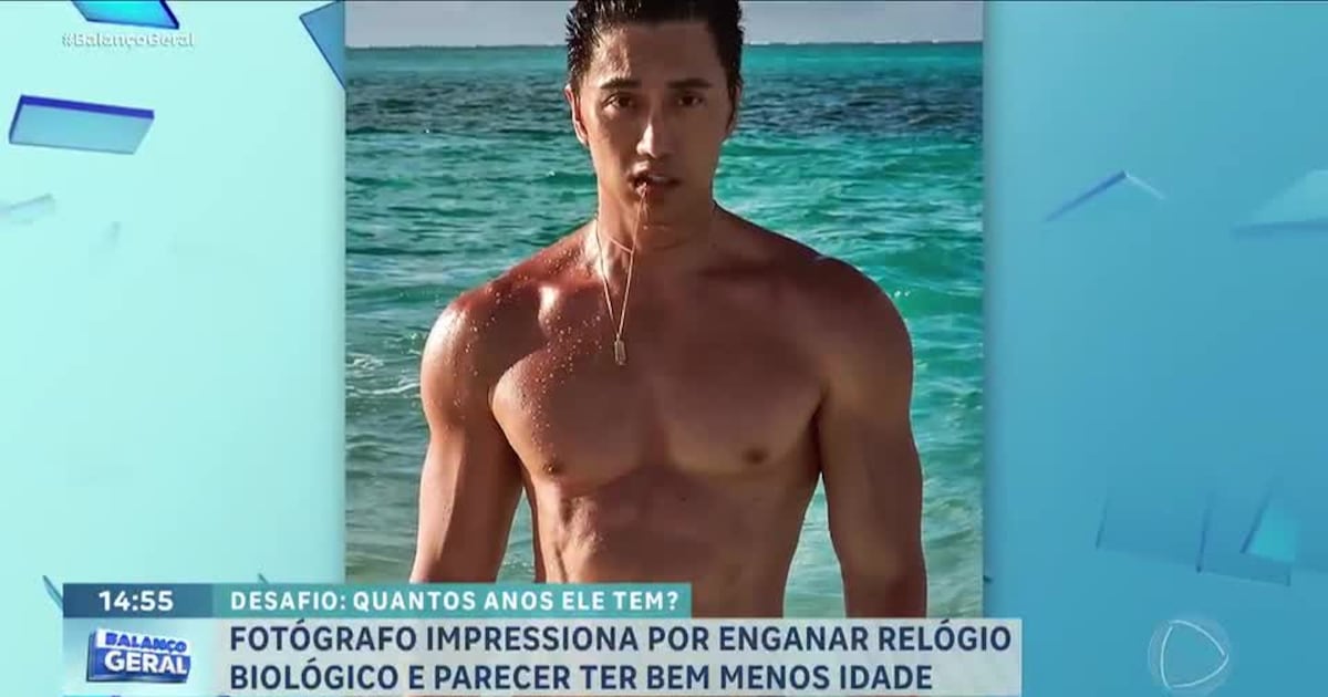 Fotógrafo com aparência jovem surpreende ao revelar sua idade – Record