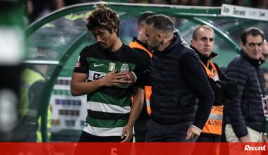 Rui Borges revelou-o e as imagens comprovam-no: o abraço sentido e as palavras do treinador a Morita - Sporting
