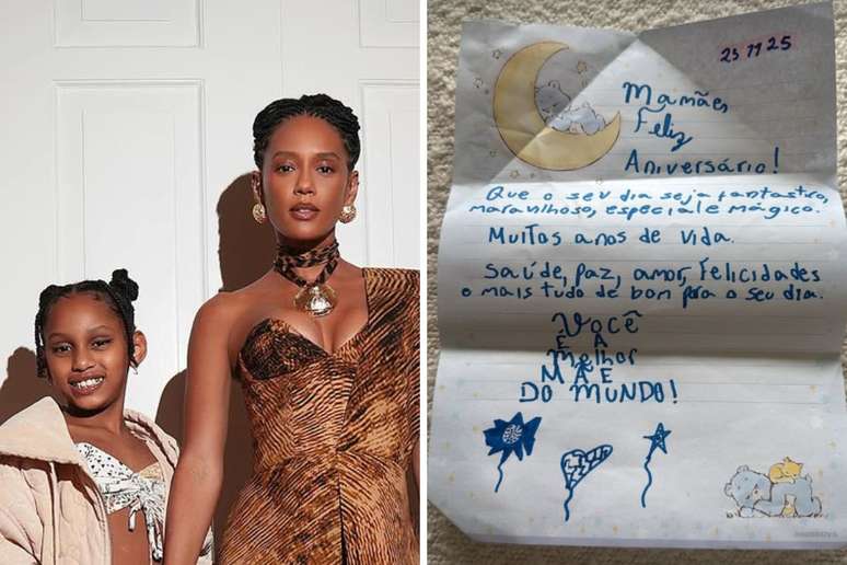 Maria Antônia e Taís Araújo | Carta de aniversário