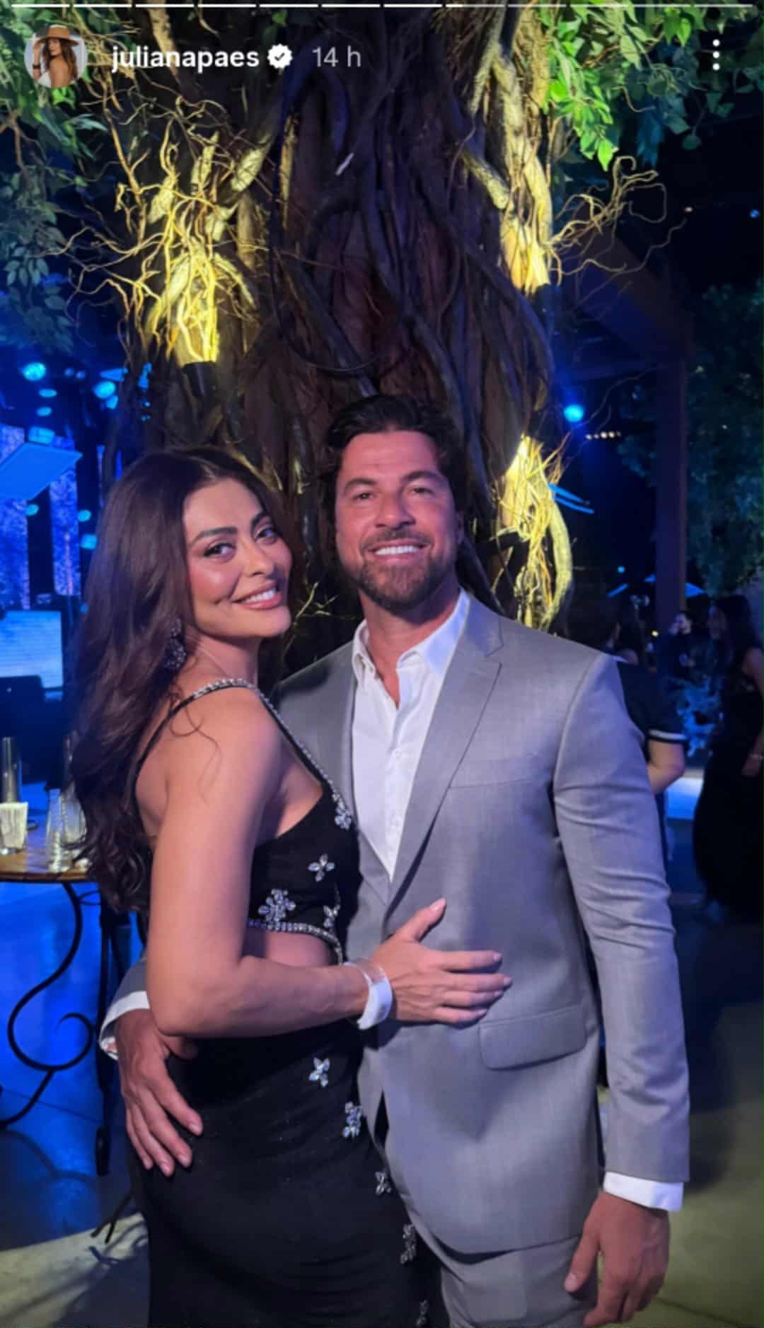 Juliana Paes com o marido