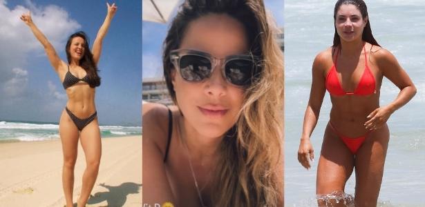 Larissa Manoela, Wanessa Camargo e Gkay aproveitam dia de sol