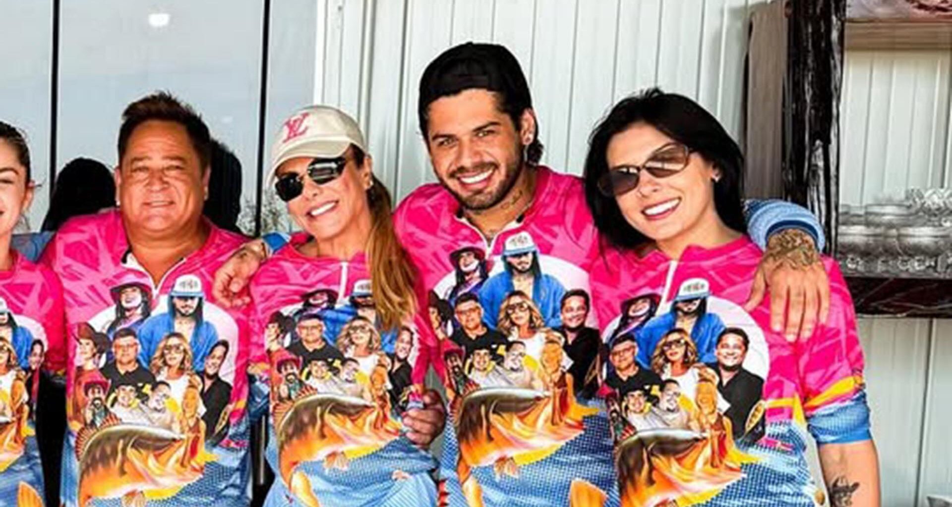 Leonardo, Poliana Rocha, Zé Felipe e Ana Castela - Foto: Reprodução / Instagram