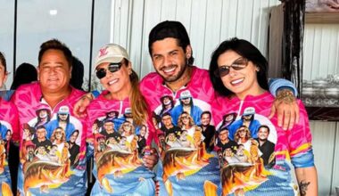 Leonardo, Poliana Rocha, Zé Felipe e Ana Castela - Foto: Reprodução / Instagram