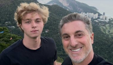 Luciano Huck comemora o aniversário do filho