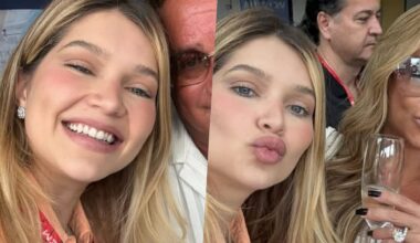 Lyandra Costa com Leonardo e Poliana