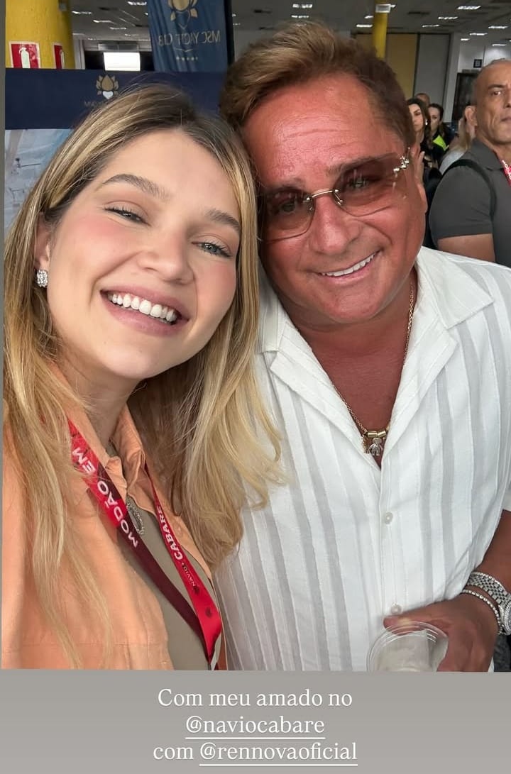 Lyandra com Leonardo