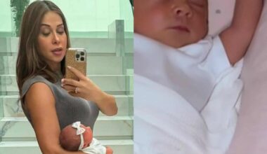 Maíra Cardi mostra a filha dormindo