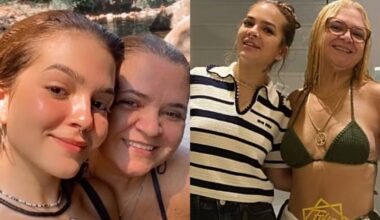 A atriz Mel Maia ao lado da mãe, Débora -  (crédito: Observatorio dos Famosos)