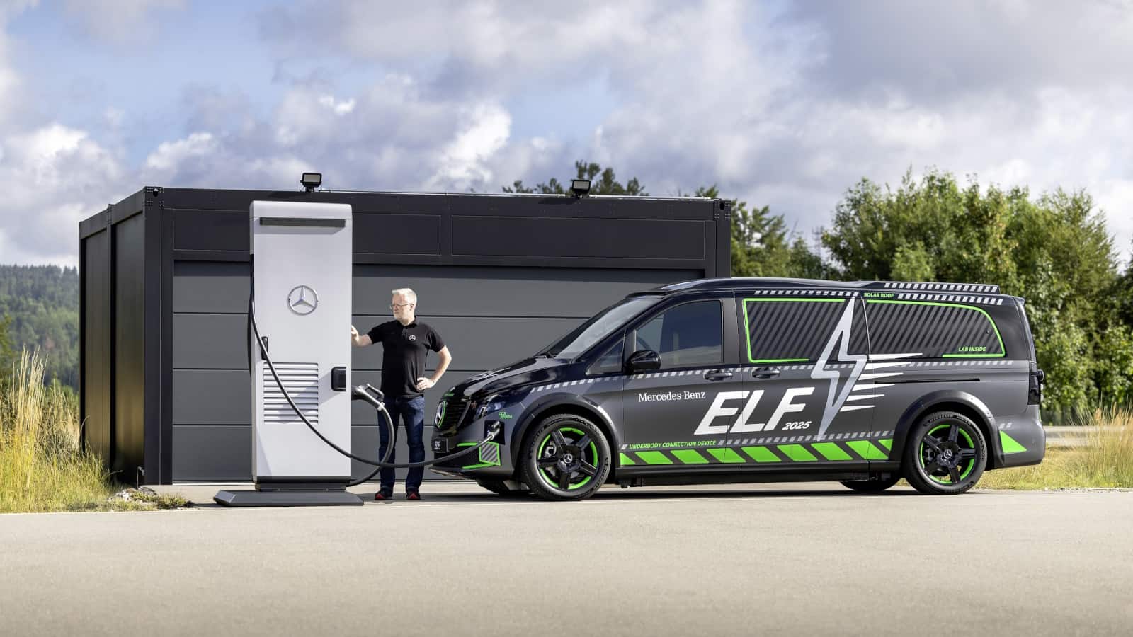 Concept van ELF (Experimental Lade Fahrzeug) da Mercedes-Benz