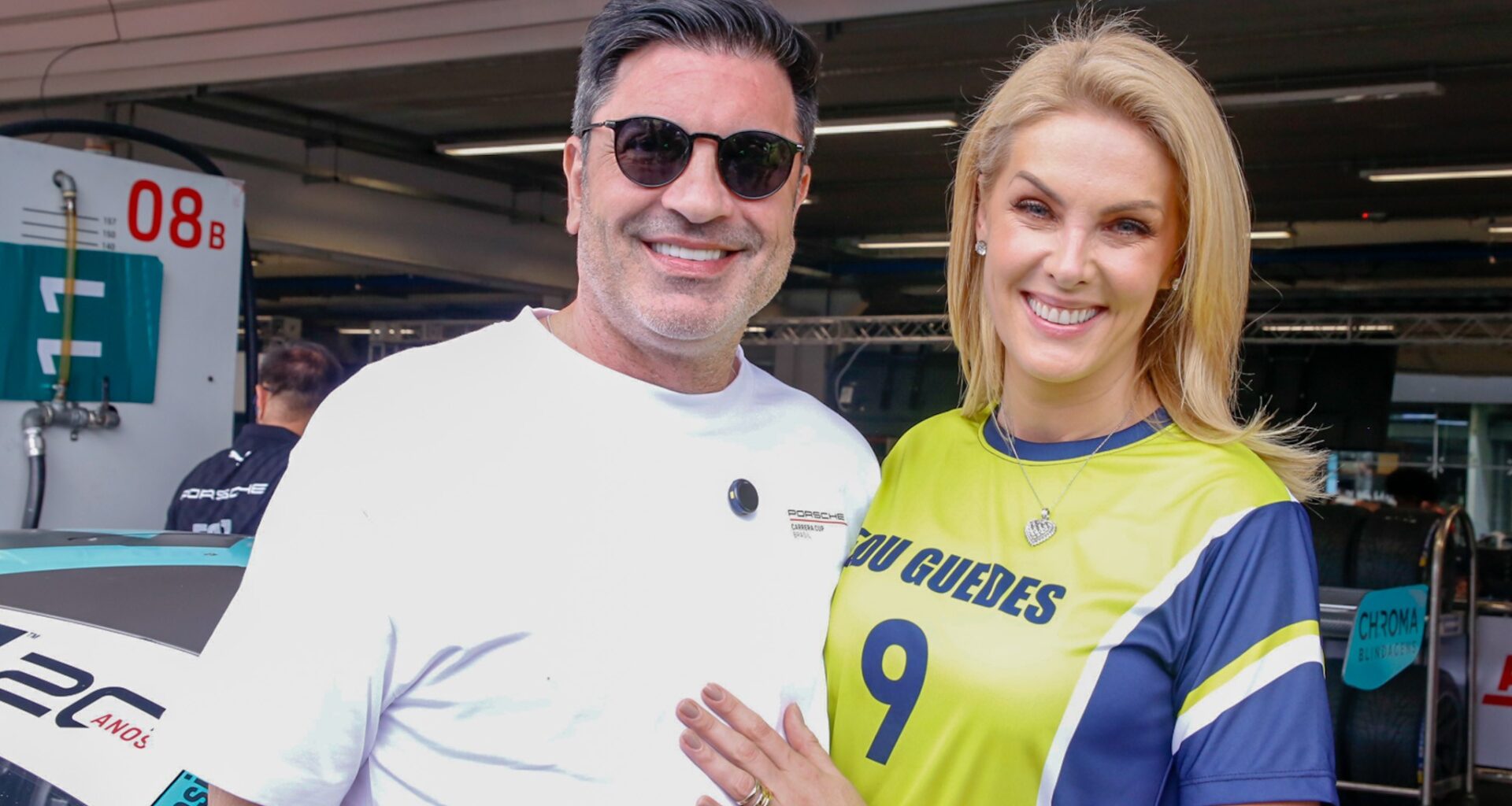 Edu Guedes ganha surpresa de Ana Hickmann em primeira corrida após retirada de tumor - Gshow