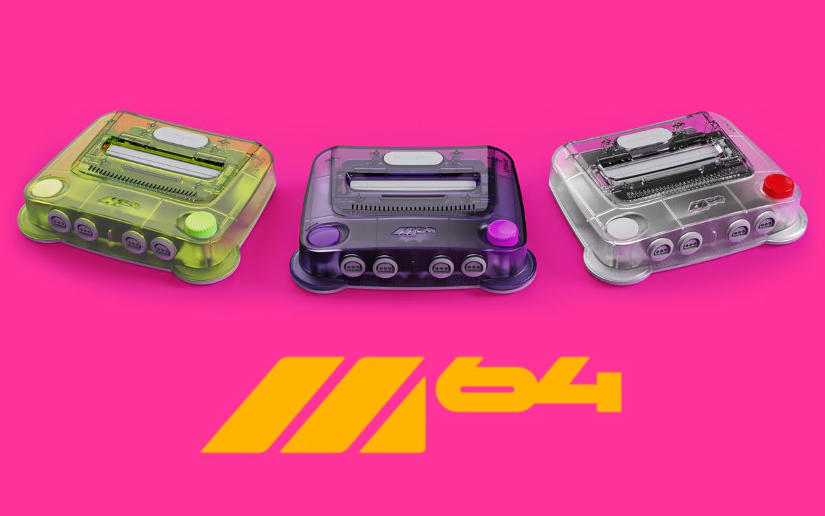 ModRetro M64 roda cartuchos originais do Nintendo 64 e se inspira no seu visual